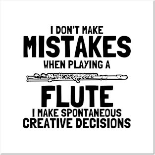 flute Posters and Art